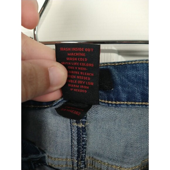 Earl Jeans Woman 16 Flare Medium Denim Casual 5 Pocket Norm Core - Picture 9 of 12